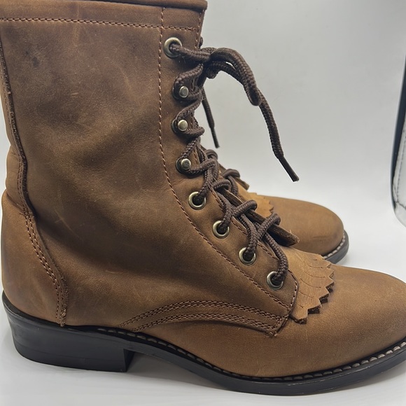 Laredo Lace Up Western Boot - Picture 4 of 10
